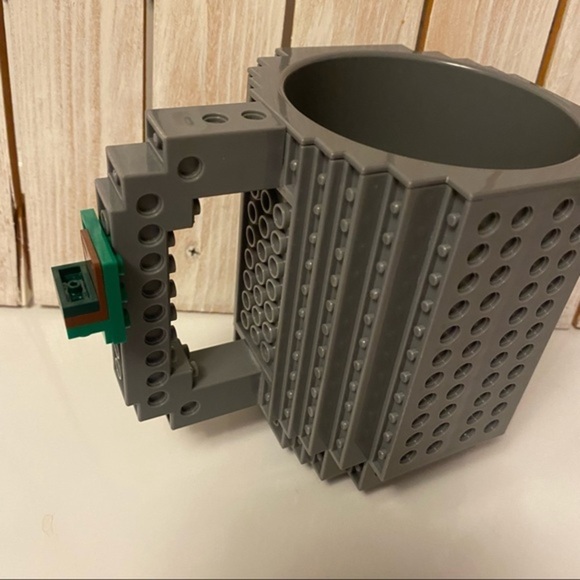Gray Building Bricks Mug Coffee Cup - Picture 10 of 10